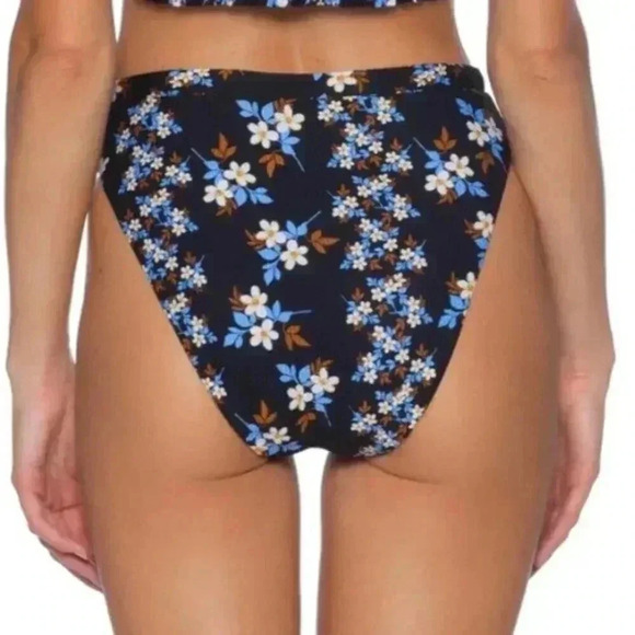 BECCA Loraine High Waist Swim Bottoms M - Picture 2 of 7